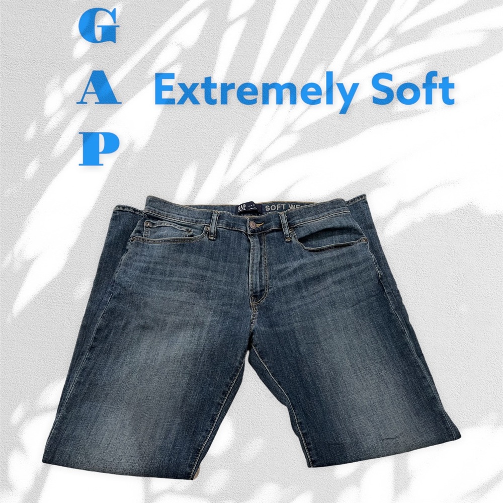 GAP soft wear blue jeans stretch W34 L32